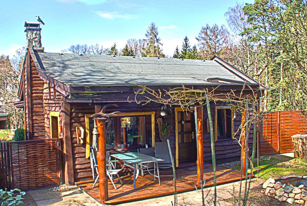 Norwegisches Holzhaus Villa Neuruppin Eksteriør bilde
