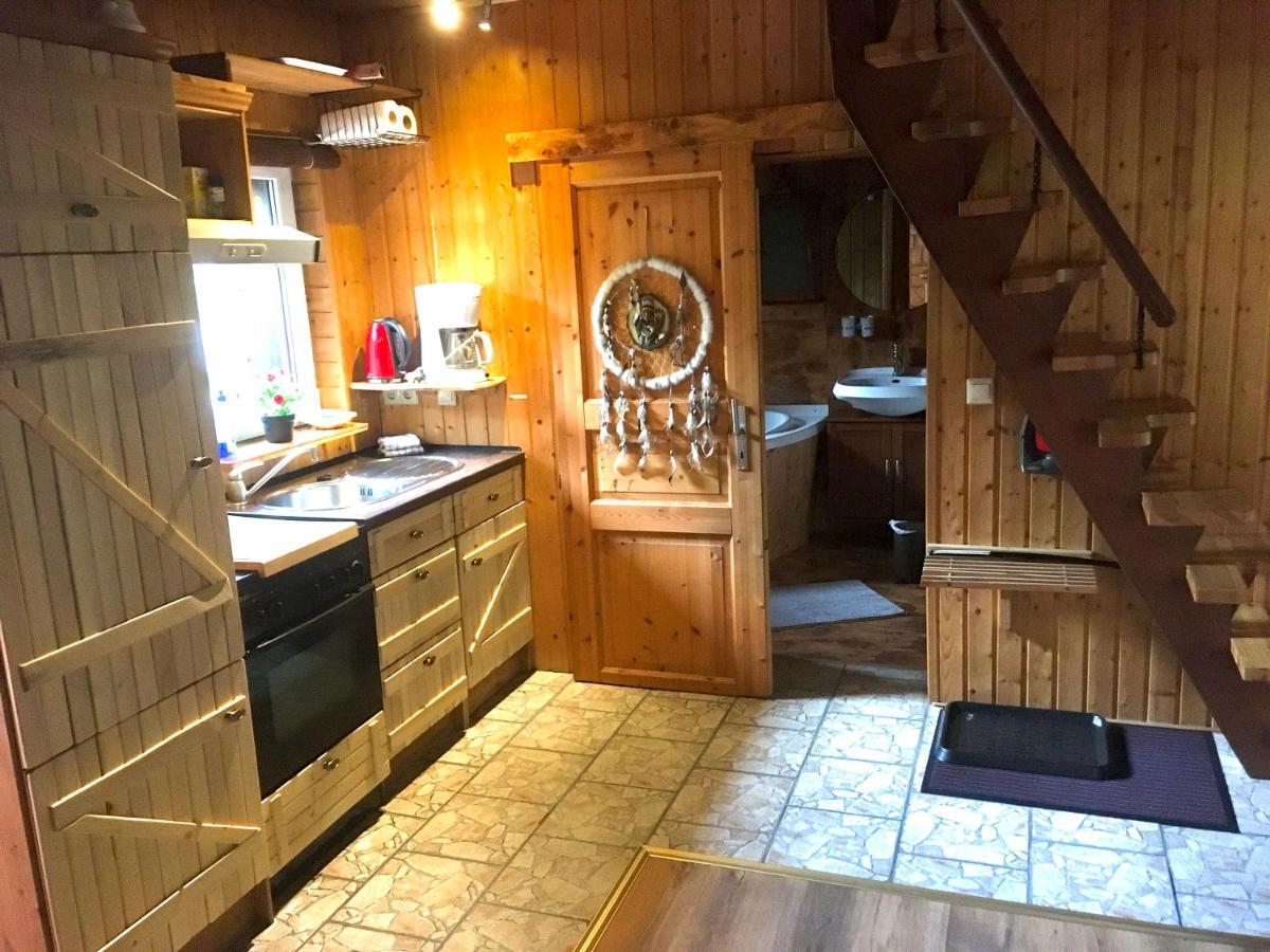Norwegisches Holzhaus Villa Neuruppin Eksteriør bilde